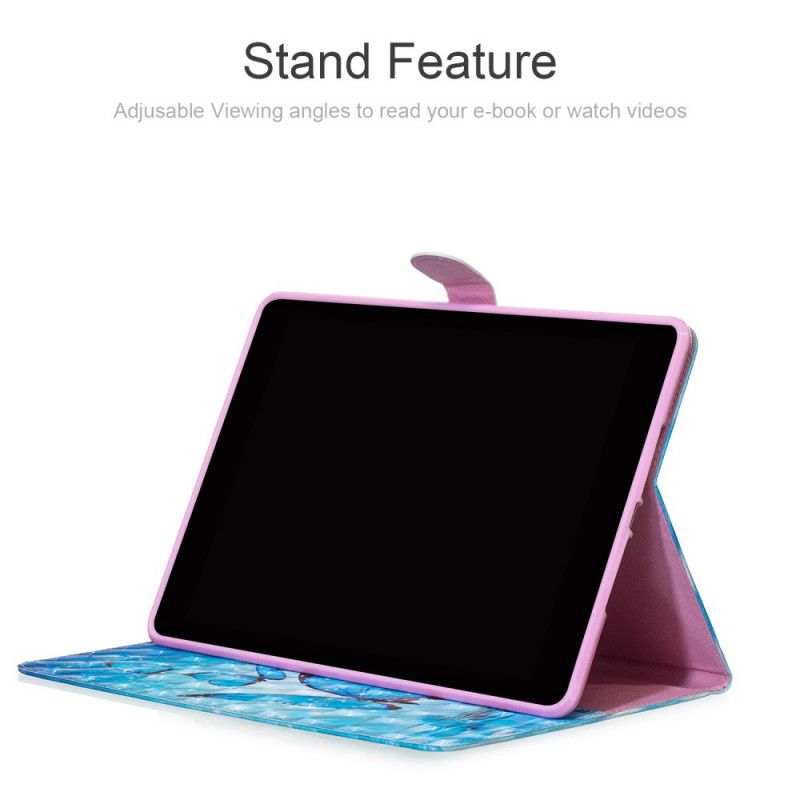 Lederhüllen Für iPad 10.2" (2019) (2020) Scheinwerferschmetterlinge