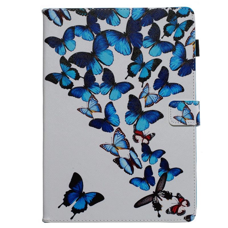 Lederhüllen Für iPad 10.2" (2019) (2020) Schmetterlinge Im Flug