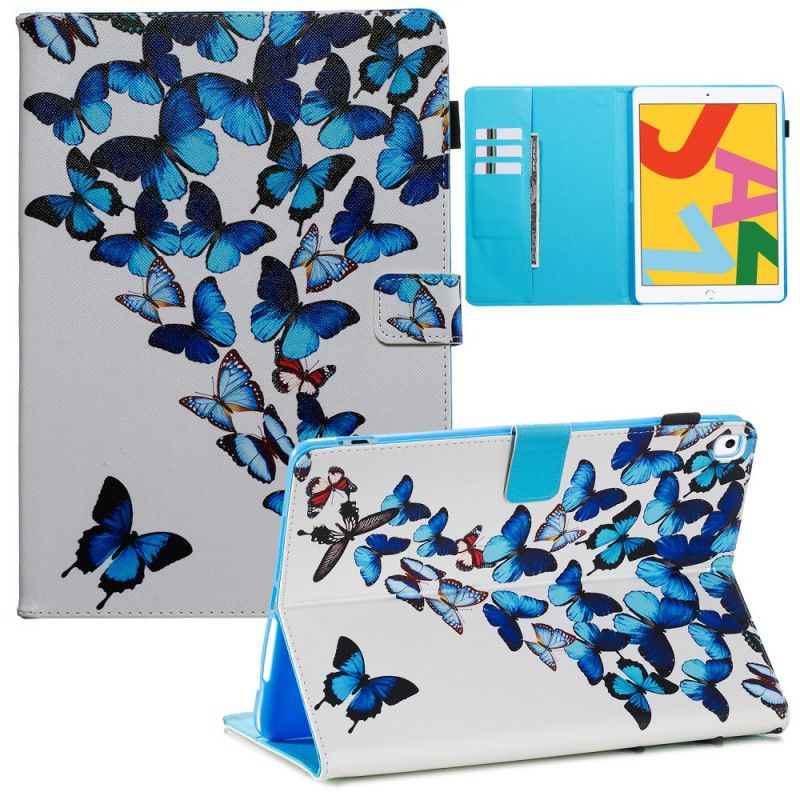 Lederhüllen Für iPad 10.2" (2019) (2020) Schmetterlinge Im Flug