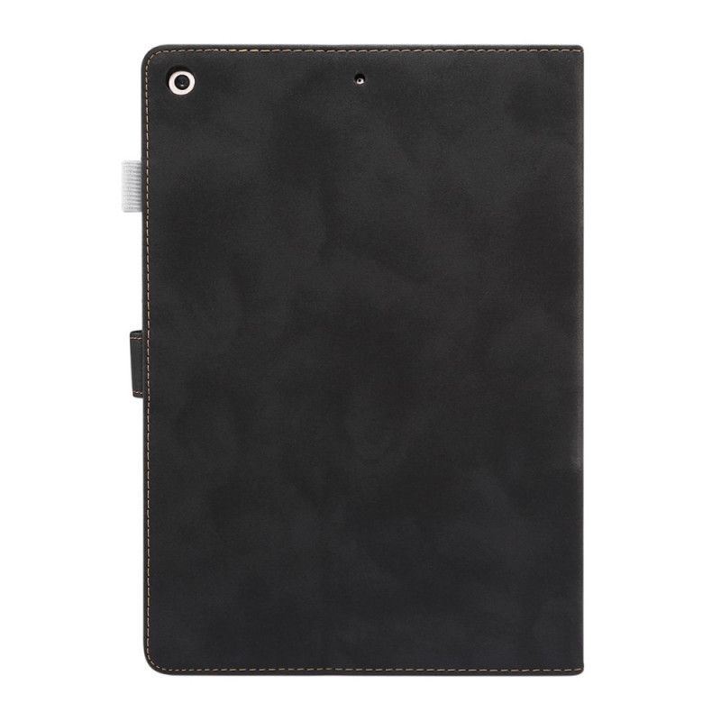 Lederhüllen Für iPad 10.2" (2019) (2020) Schwarz Lederimitat Enkay