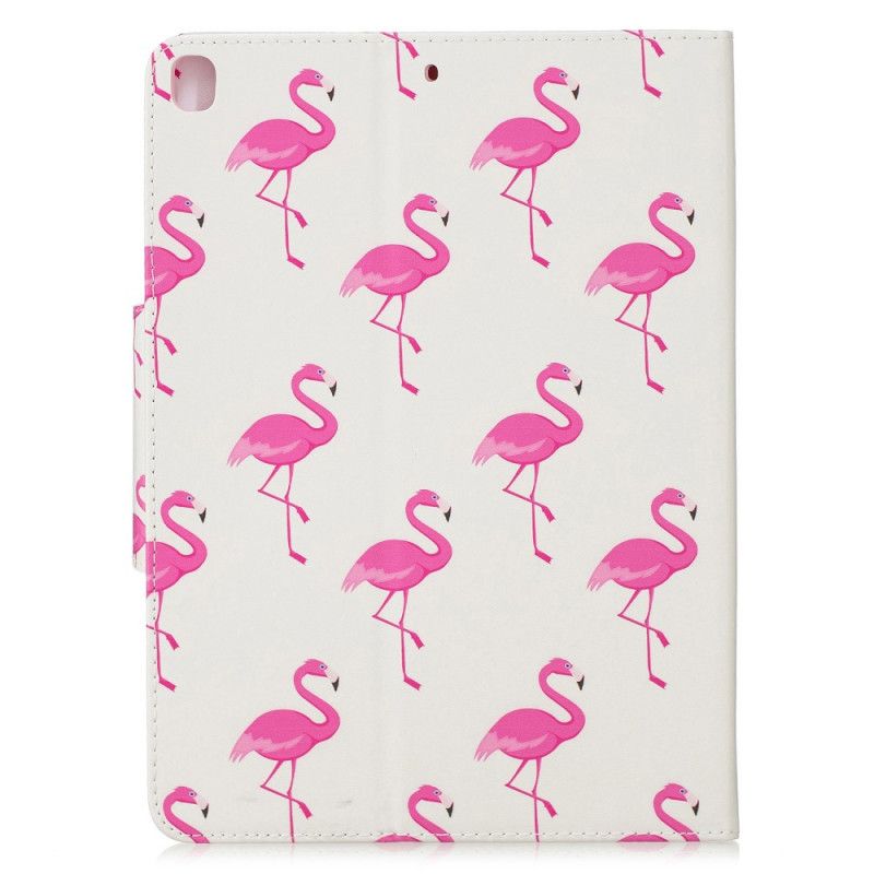 Lederhüllen iPad 10.2" (2019) (2020) Flamingos