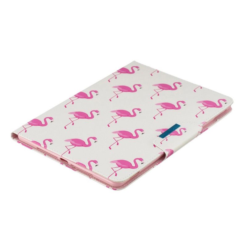 Lederhüllen iPad 10.2" (2019) (2020) Flamingos