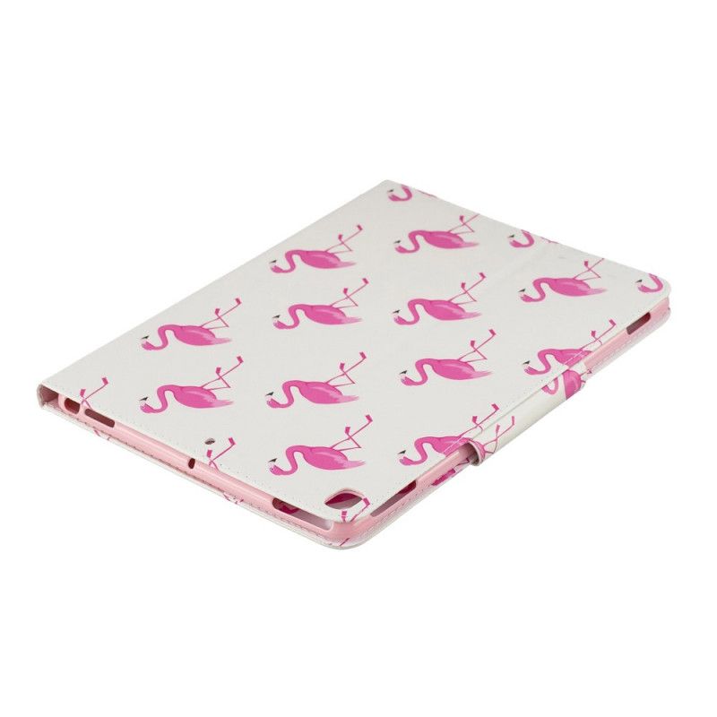 Lederhüllen iPad 10.2" (2019) (2020) Flamingos