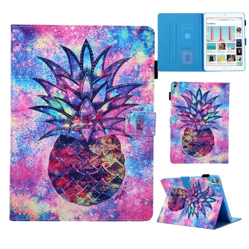 Lederhüllen iPad 10.2" (2019) (2020) Funky Ananas