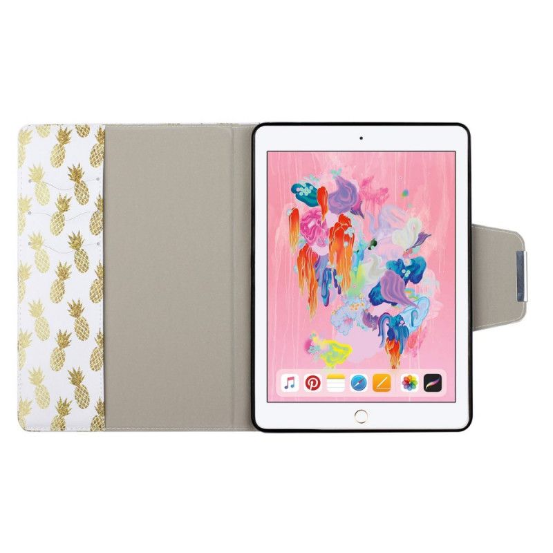 Lederhüllen iPad 10.2" (2019) (2020) Handyhülle Ananas
