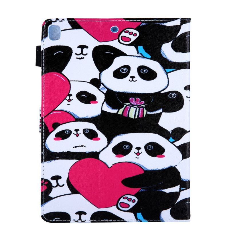 Lederhüllen iPad 10.2" (2019) (2020) Handyhülle Mehrere Pandas