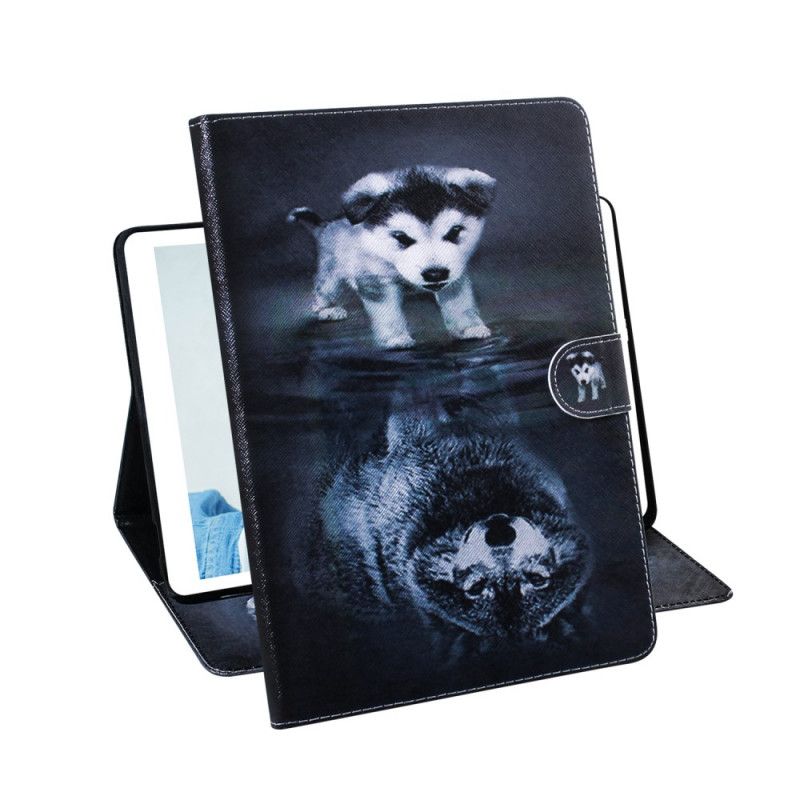 Lederhüllen iPad 10.2" (2019) (2020) Kleiner Hund