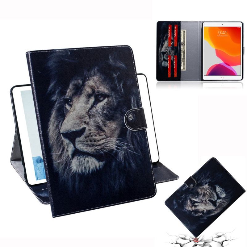 Lederhüllen iPad 10.2" (2019) (2020) Löwenkopf