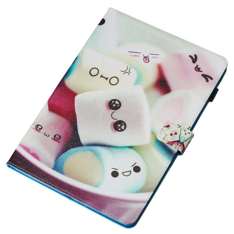 Lederhüllen iPad 10.2" (2019) (2020) Lustige Marshmallows