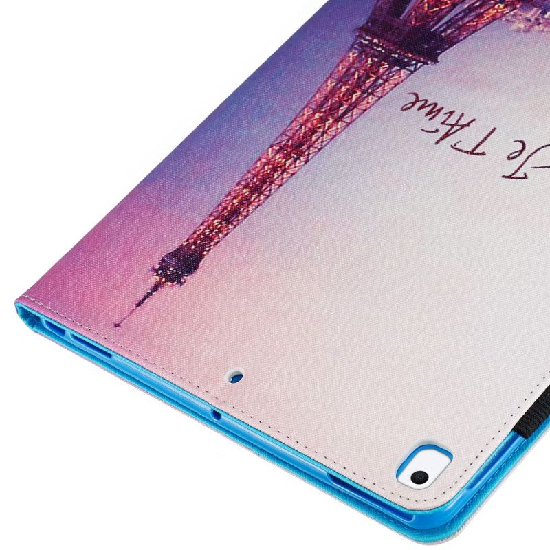 Lederhüllen iPad 10.2" (2019) (2020) Paris. Ich Liebe Dich