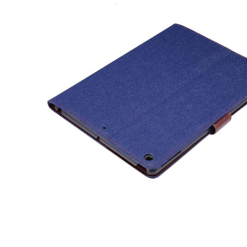 Lederhüllen iPad 10.2" (2019) (2020) Schwarz Zweifarbige Jeans