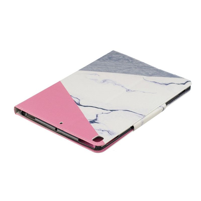 Lederhüllen iPad 10.2" (2019) (2020) Weiß Marmorausführung