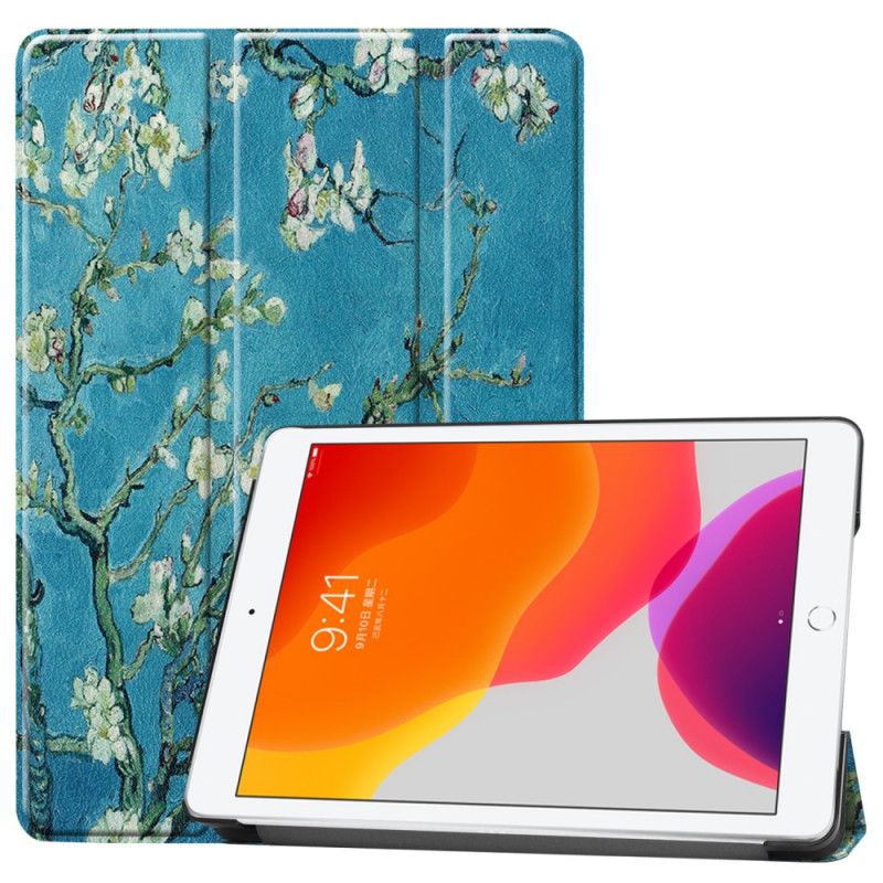 Smart Case iPad 10.2" (2019) (2020) Kunstleder Blumenbaum