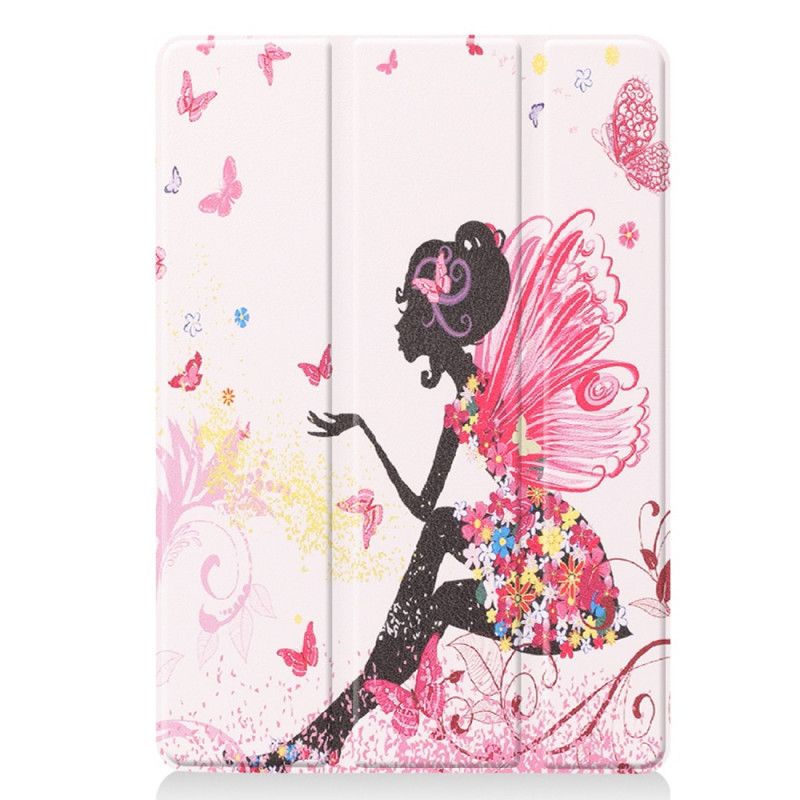 Smart Case iPad 10.2" (2019) (2020) Kunstleder Blumenfee