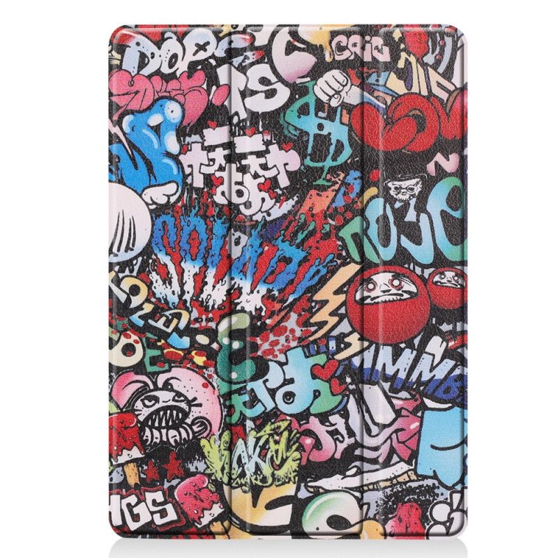 Smart Case iPad 10.2" (2019) (2020) Kunstleder Graffiti Spaß