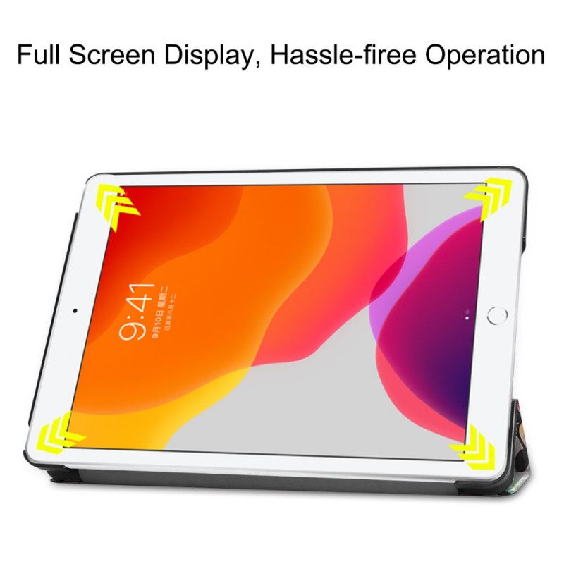 Smart Case iPad 10.2" (2019) (2020) Kunstleder Graffiti Spaß