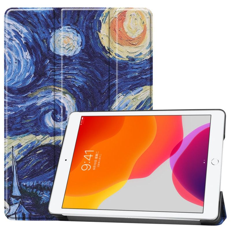 Smart Case iPad 10.2" (2019) (2020) Kunstleder Van Gogh