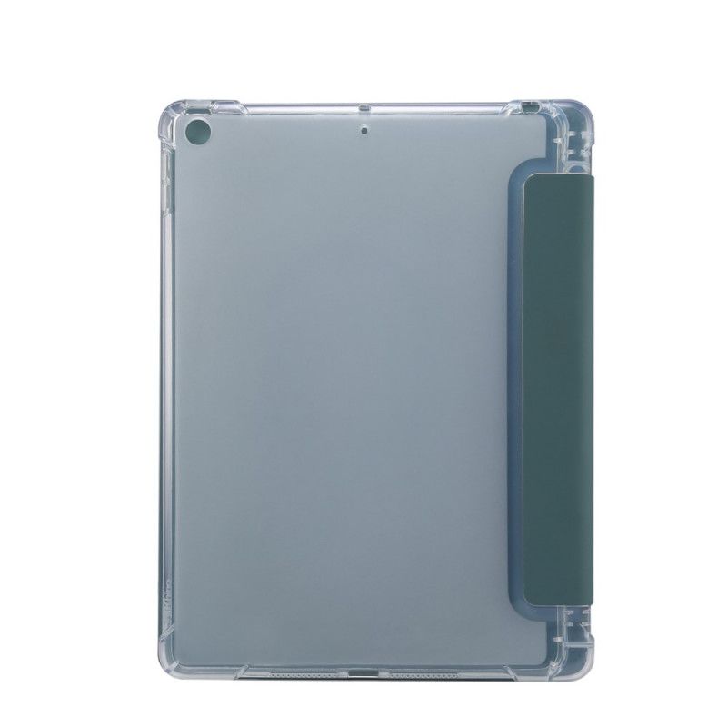 Smart Case iPad 10.2" (2019) (2020) Schwarz Hautgefühl Mit Drei Klappen