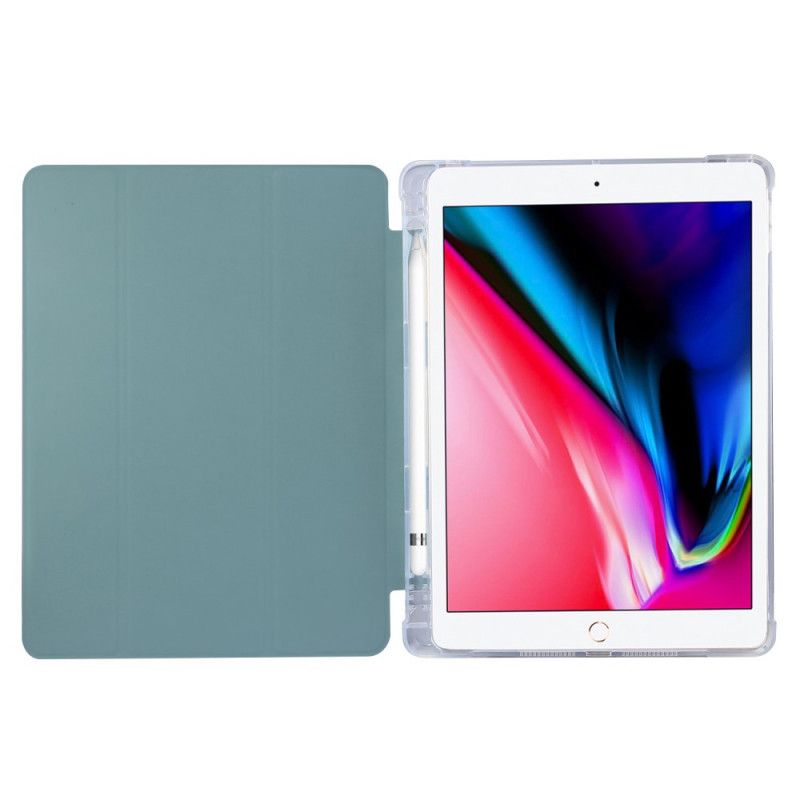 Smart Case iPad 10.2" (2019) (2020) Schwarz Hautgefühl Mit Drei Klappen