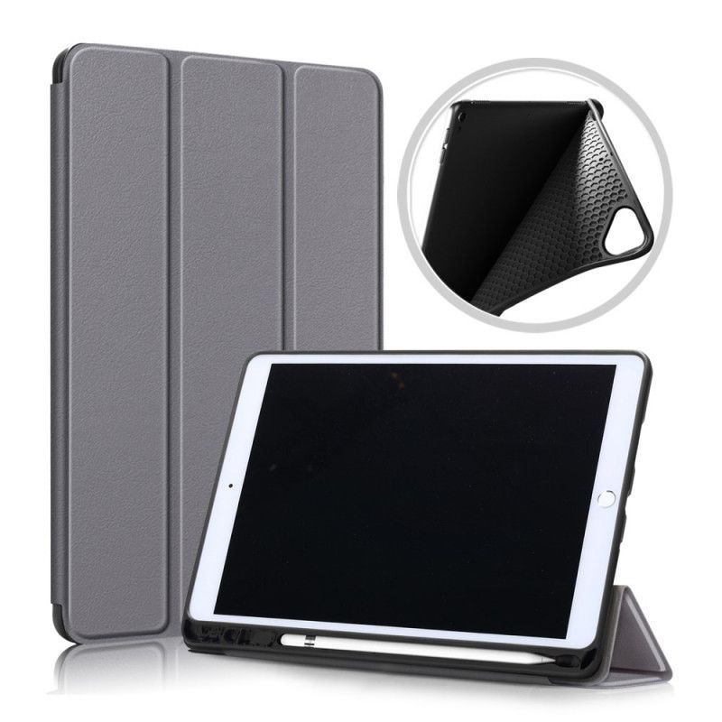 Smart Case iPad 10.2" (2019) (2020) Schwarz Kunstleder Mit Stifthalter