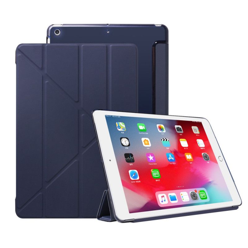 Smart Case iPad 10.2" (2019) (2020) Schwarz Kunstleder Origami