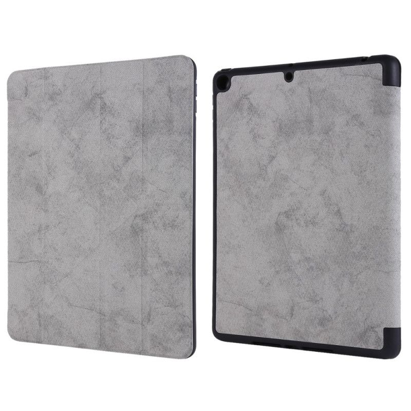 Smart Case iPad 10.2" (2019) (2020) Schwarz Ledereffekt-Stifthalter