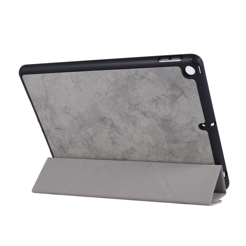 Smart Case iPad 10.2" (2019) (2020) Schwarz Ledereffekt-Stifthalter