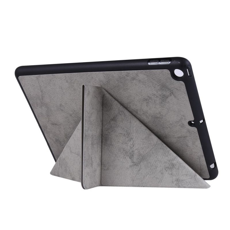 Smart Case iPad 10.2" (2019) (2020) Schwarz Ledereffekt-Stifthalter