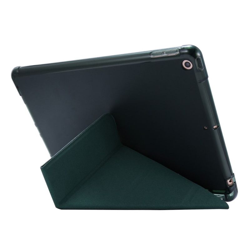 Smart Case iPad 10.2" (2019) (2020) Schwarz Origami Ledereffekt