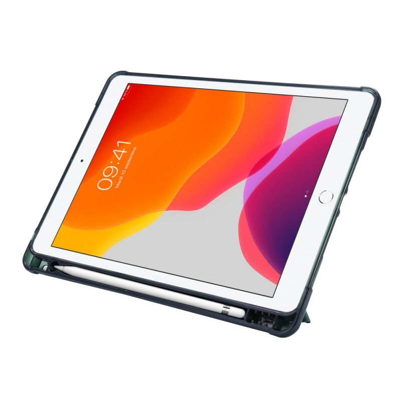 Smart Case iPad 10.2" (2019) (2020) Schwarz Origami Ledereffekt