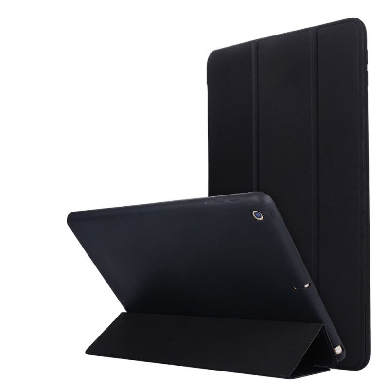 Smart Case iPad 10.2" (2019) (2020) Schwarz Silikon-Kunstleder