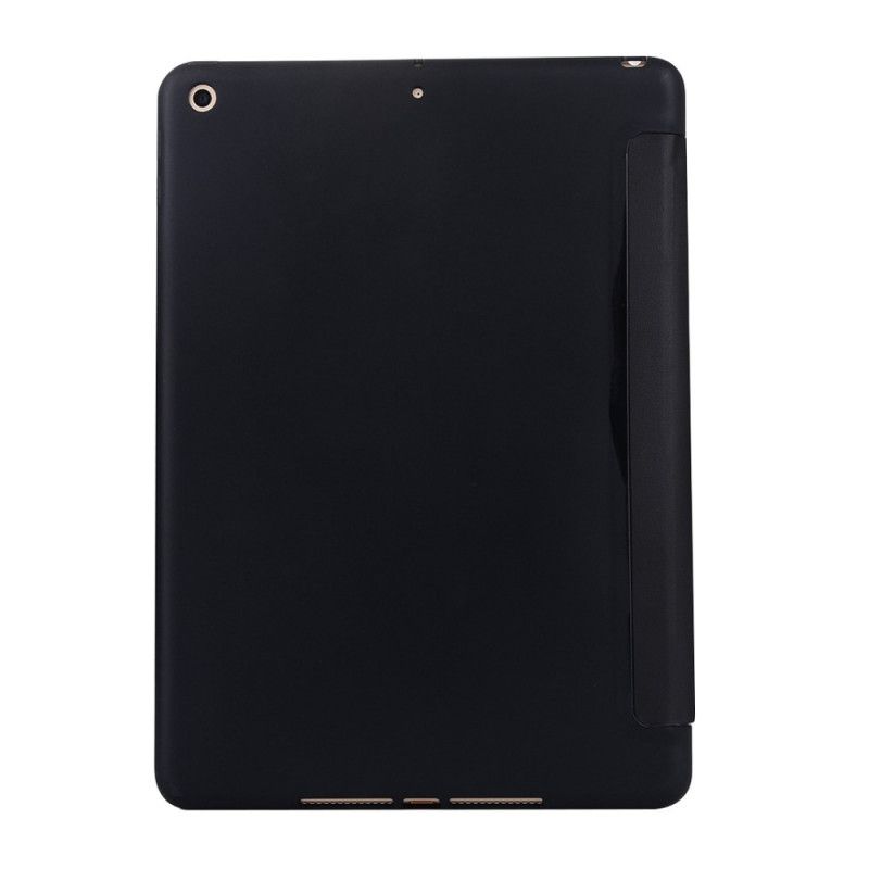 Smart Case iPad 10.2" (2019) (2020) Schwarz Silikon-Kunstleder