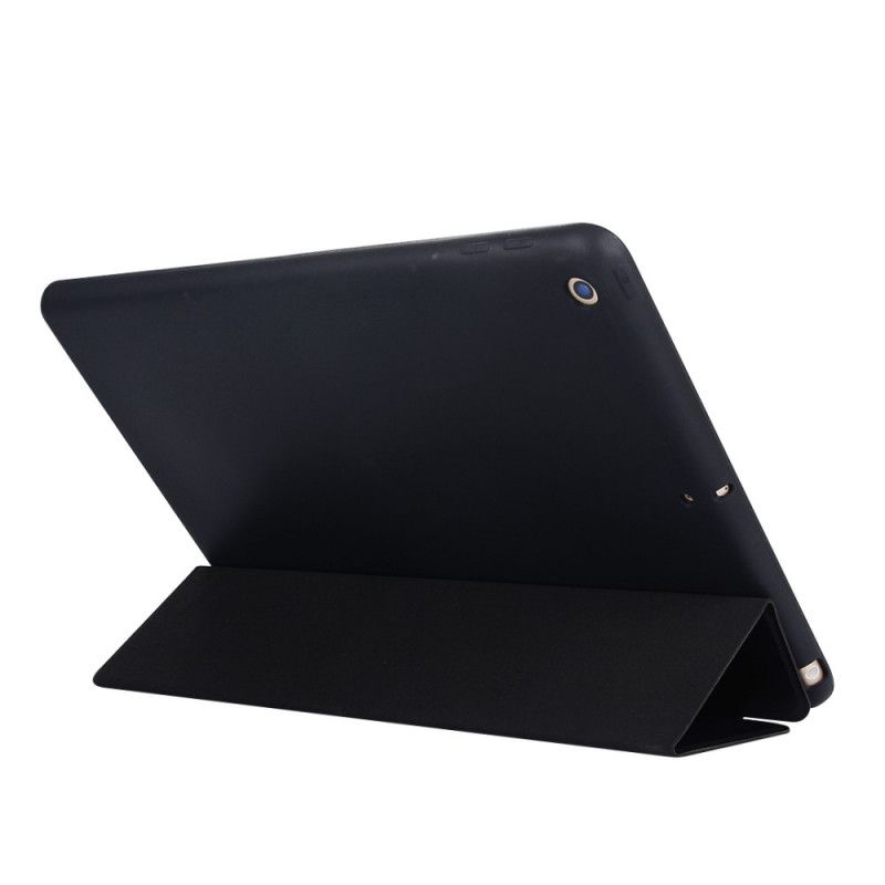 Smart Case iPad 10.2" (2019) (2020) Schwarz Silikon-Kunstleder