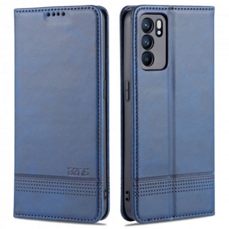 Flip Case Oppo Reno 6 5g Azns Lederstil