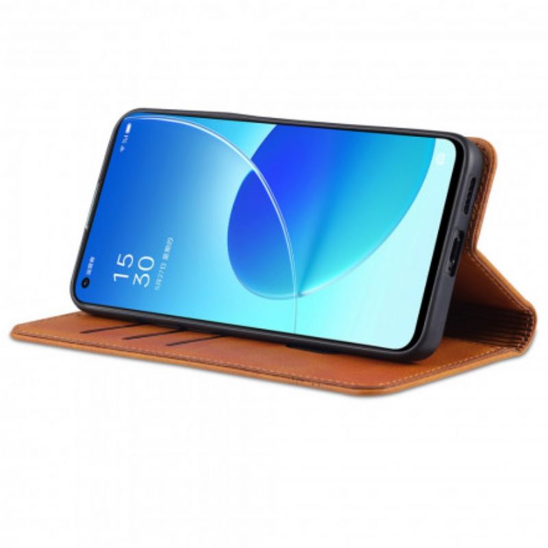 Flip Case Oppo Reno 6 5g Azns Lederstil