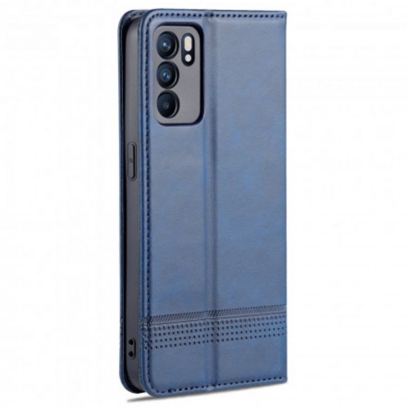 Flip Case Oppo Reno 6 5g Azns Lederstil