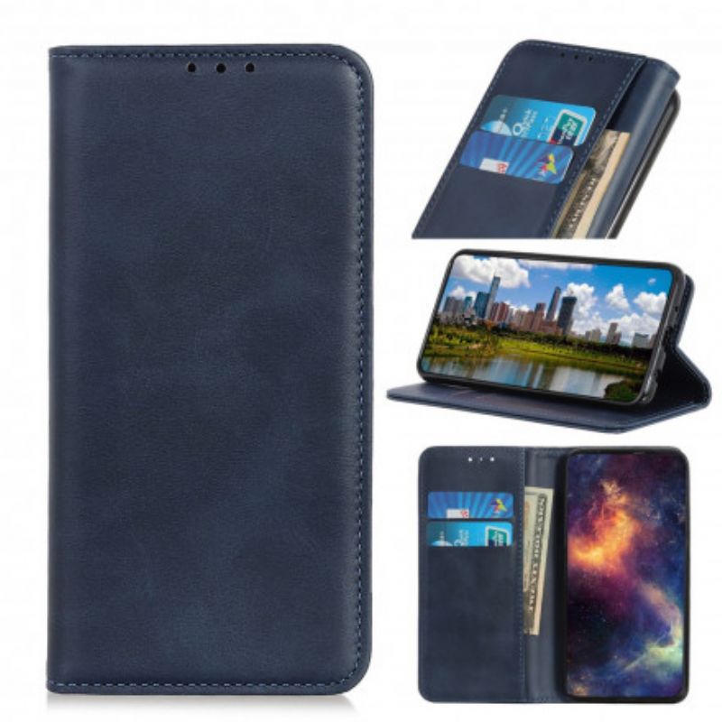 Flip Case Oppo Reno 6 5g Spaltleder Eleganz