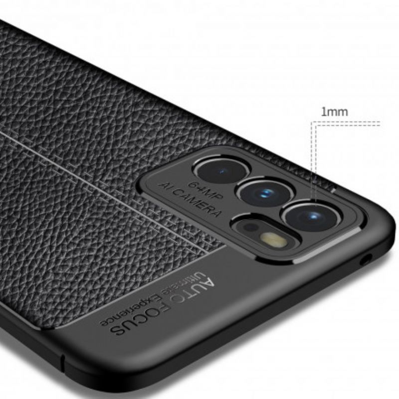 Hülle Für Oppo Reno 6 5g Litschi-leder-effekt