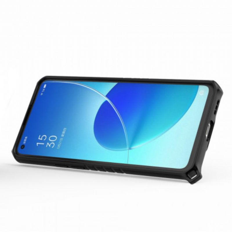 Hülle Oppo Reno 6 5g Handyhülle Wabe Mit Ring