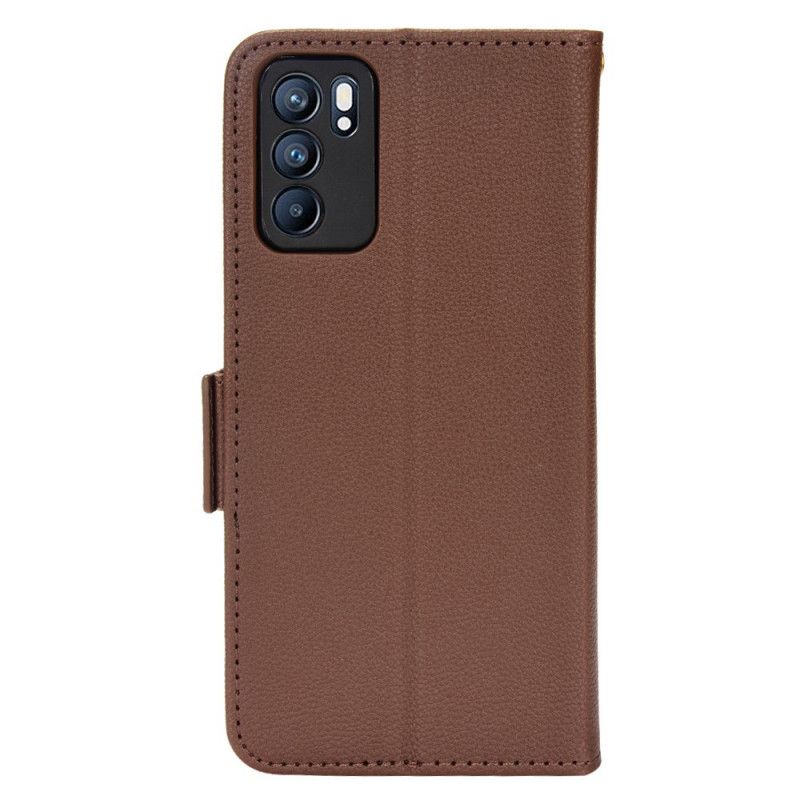 Lederhüllen Oppo Reno 6 5g Flap Double Neue Farben