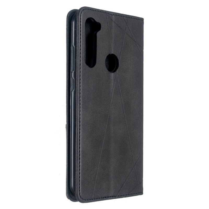 Flip Case Für Xiaomi Redmi Note 8T Schwarz Künstlerstil
