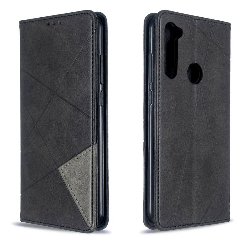 Flip Case Für Xiaomi Redmi Note 8T Schwarz Künstlerstil