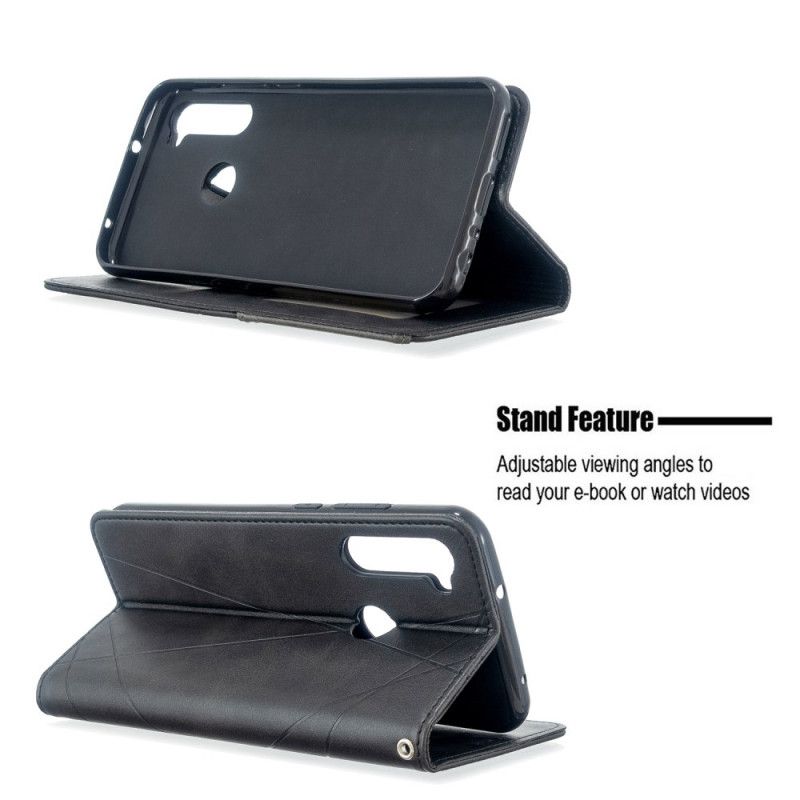 Flip Case Für Xiaomi Redmi Note 8T Schwarz Künstlerstil