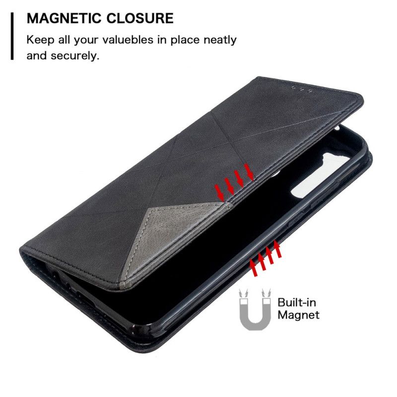 Flip Case Für Xiaomi Redmi Note 8T Schwarz Künstlerstil