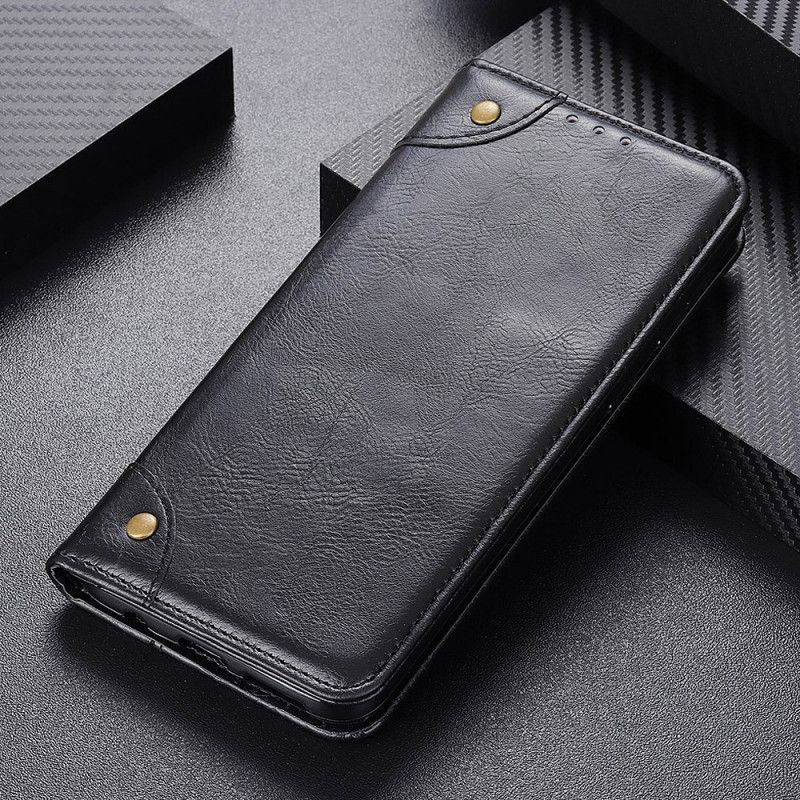 Flip Case Xiaomi Redmi Note 8T Schwarz Vintage Alt