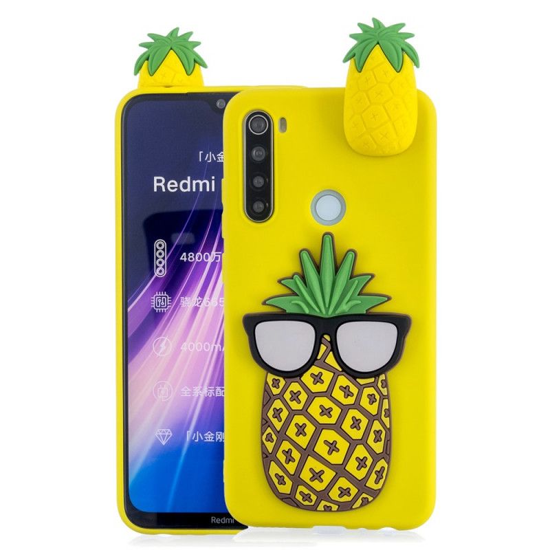 Hülle Für Xiaomi Redmi Note 8T 3D Ananas