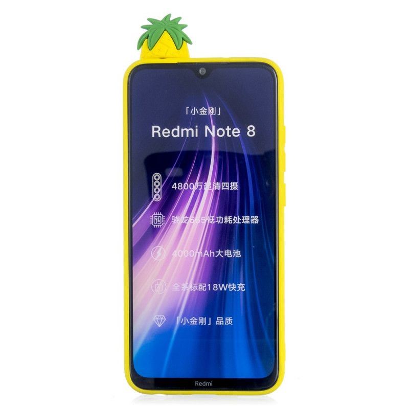 Hülle Für Xiaomi Redmi Note 8T 3D Ananas