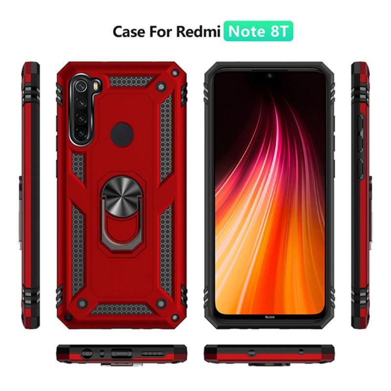 Hülle Für Xiaomi Redmi Note 8T Schwarz Premium Ring