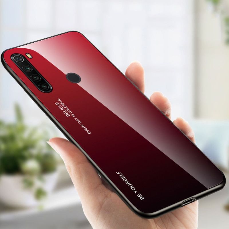 Hülle Xiaomi Redmi Note 8T Rot Verzinkte Farbe