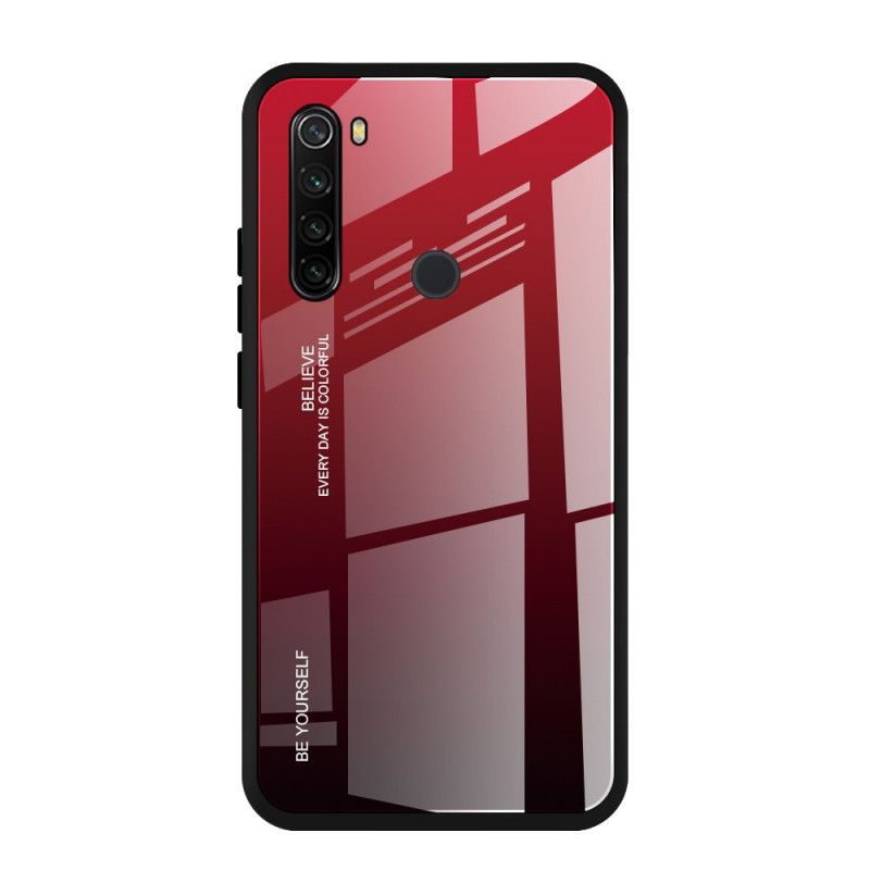 Hülle Xiaomi Redmi Note 8T Rot Verzinkte Farbe